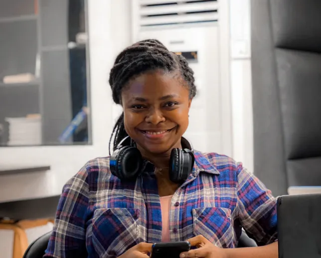 User chatting with Prezence AI on a smartphone